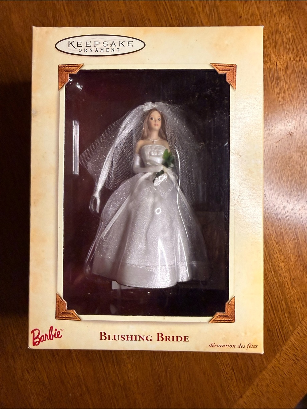 Hallmark Barbie as Blushing Bride 2002 Ornament New